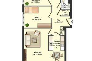 Renovierte 3-Zimmer-Wohnung in Alt-Rahlstedt – Nienhagener Straße 180, 22147 Rahlstedt, Hamburg – Vorschaubild 16
