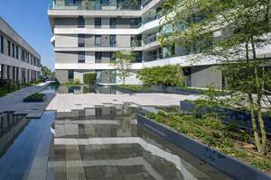 Exklusive Lobby im Hotelstil · Modernes Luxusapartment mit direktem Skyline-Blick in Frankfurt – Die vollständige Adresse der Immobilie erhältst du vom Anbieter., 60486 Gallus, Frankfurt am Main – Vorschaubild 17