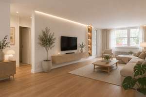 Gemütliche 3 Zi. im Arabellapark-Bogenhausen inkl. Balkon + TG – Elektrastraße 30a, 81925 Parkstadt, München – Vorschaubild 2