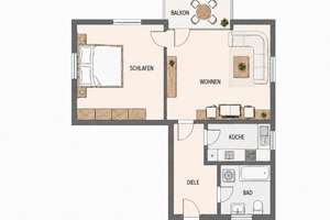 Moderne 2 Zimmer-Wohnung mit Küche und Stellplatz – Schwanenstraße 10, 74906 Bad Rappenau – Vorschaubild 17