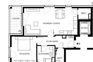 Ankommen & wohlfühlen: 2-Zimmer-Wohnung mit Loggia im 3. OG – Geniner Ufer 6 a, 23560 Sankt Jürgen, Lübeck – Vorschaubild 5
