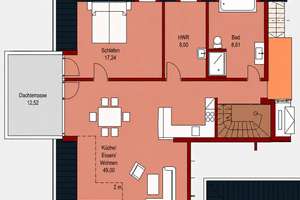 Exklusives Wohnen über den Dächern Eggenfeldens – Maisonette mit Galerie & West-Dachterrasse – Pfarrkirchenerstraße 105a, 84307 Eggenfelden – Vorschaubild 22
