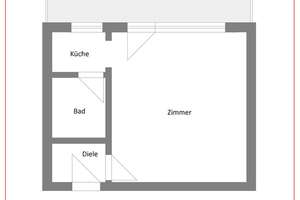 Bezugsfreie 1 Zimmer-Wohnung mitten in Ulm – Die vollständige Adresse der Immobilie erhältst du vom Anbieter., 89073 Mitte, Ulm – Vorschaubild 6