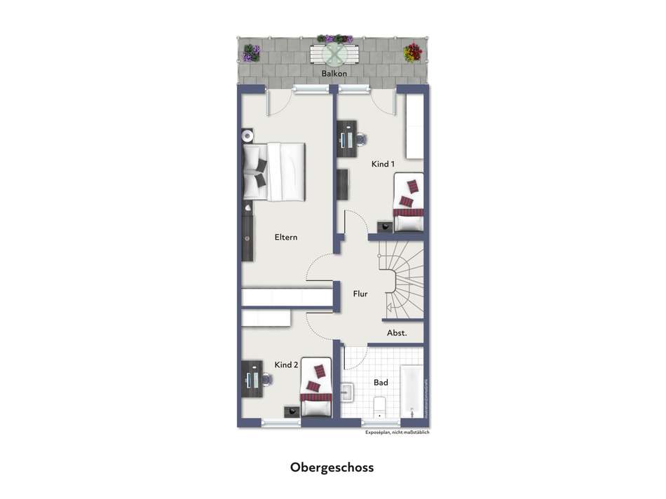 Grundriss nicht maßstabsgerech