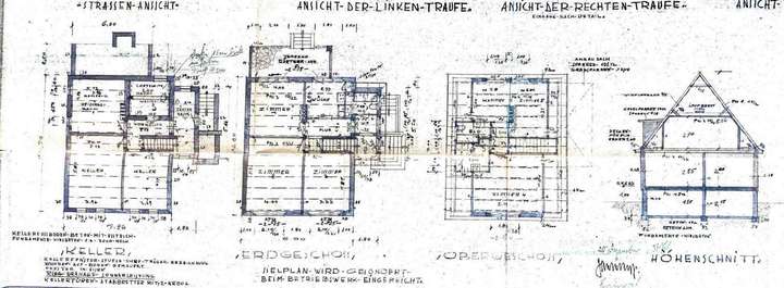 Grundriss Bauakte