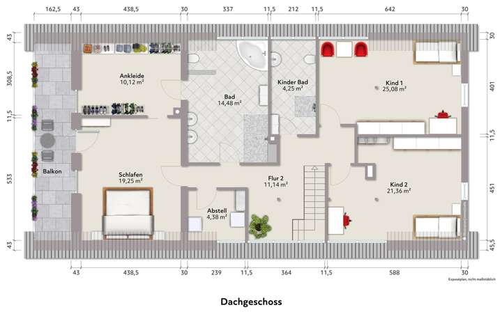 Grundriss Dachgeschoss