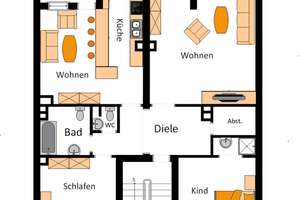 Großzügige 3,5-Zimmer-Wohnung mit Balkon und optionalem Dachboden in Essen-Holsterhausen – Die vollständige Adresse der Immobilie erhältst du vom Anbieter., 45147 Holsterhausen, Essen – Vorschaubild 11