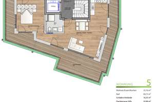 Wohnen mit Panorama: Penthouse im Erstbezug in begehrter Waldrand-Lage – Die vollständige Adresse der Immobilie erhältst du vom Anbieter., 81739 Waldperlach, München – Vorschaubild 9