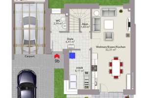 Neubau-Einfamilienhäuser in Reihe im KfW 55 EE Standard – Oldenburg (Oldenburg) – Vorschaubild 20