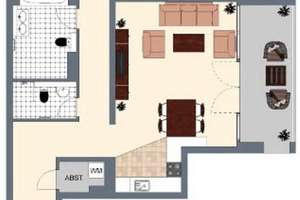 Lichtdurchflutetes Wohnambiente mit eleganter Loggia & moderner EBK – Maybachstraße 31, 70469 Bahnhof Feuerbach, Stuttgart – Vorschaubild 9