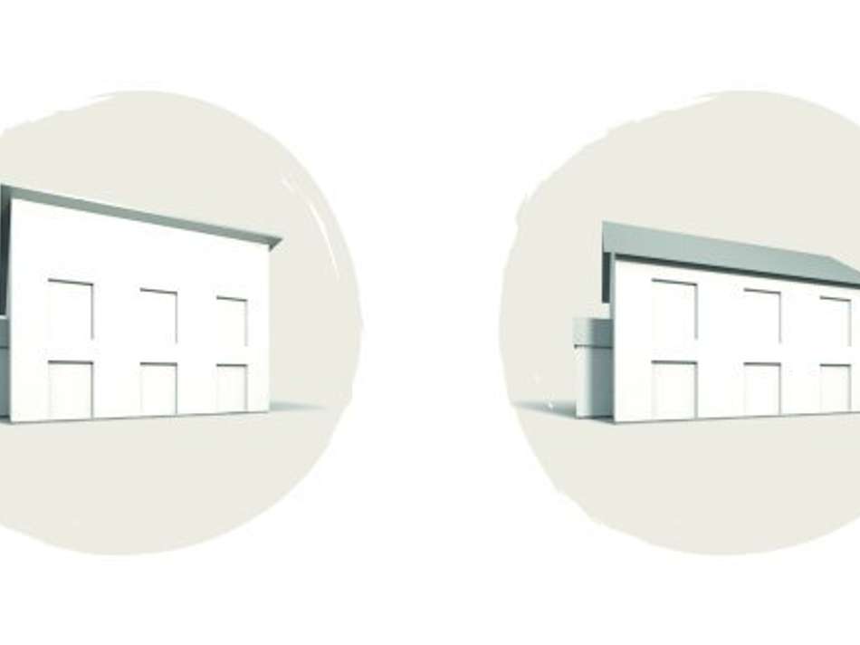 Moderne Architektur-Ansichten