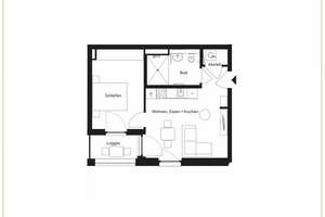 Attraktive 2-Zimmer Wohnung mit Loggia und Einbauküche – Hinterm Heidbleek 11, 30539 Bemerode, Hannover – Vorschaubild 2