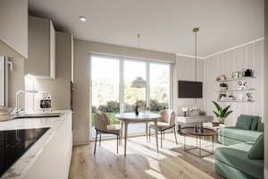 Neubau - 2 Zi. Wohnung mit eigenem Garten + Terrasse /  Wärmepumpe / PV Anlage /KFW 40