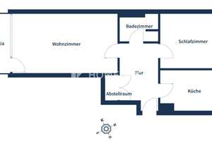 Lichtdurchflutet und gepflegt: Zwei-Zimmer-Wohnung mit Südwest-Loggia und Tiefgarage in Gießen – 35394 Gießen-Süd, Gießen – Vorschaubild 18