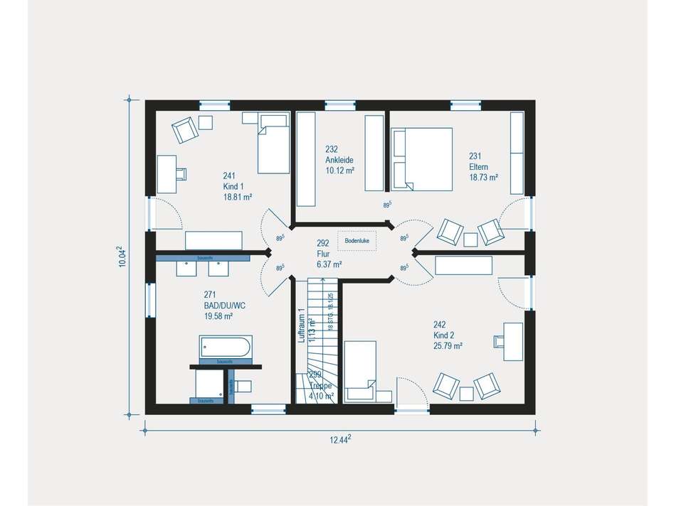Komfortable Familienräume