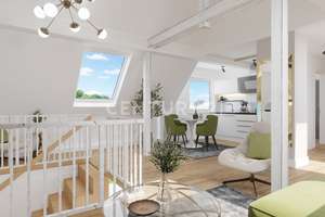 MEGA Mansarden-Maisonette im denkmalgeschützten Jugendstilhaus von 1908 mit Garten & Terrasse – Die vollständige Adresse der Immobilie erhältst du vom Anbieter., 66121 Sankt Johann, Saarbrücken – Vorschaubild 2