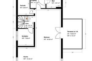Hochmodernes Einfamilienhaus mit PV-, Be-und Entlüftungsanlage – Erding (Kreis) – Vorschaubild 16