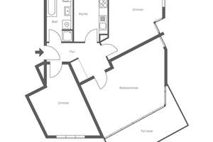 Langfristig vermietet – gepflegte Wohnung mit Terrasse – Zum Teich 6, 14480 Kirchsteigfeld, Potsdam – Vorschaubild 3