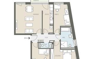Schöne 4-Zimmer Wohnung mit großer Loggia – Iris-Runge-Platz 3, 30539 Mittelfeld, Hannover – Vorschaubild 15