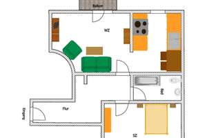 Traumhafte 2-Zimmer Ferienwohnung "Arielle" am Stettiner Haff sucht einen neuen Eigentümer – Zum Strand 2, 17373 Ueckermünde – Vorschaubild 7