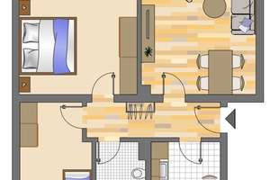 Demnächst frei! 3-Zimmer-Wohnung in Gelsenkirchen Hassel – Wiebringhausstraße 20, 45896 Hassel, Gelsenkirchen – Vorschaubild 2