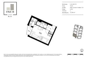 Modern ausgestattete 1-Zimmer-Wohnung – Paul-Gossen-Straße 119, 91052 Rathenau, Erlangen – Vorschaubild 11