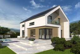 Ansicht Garten Trespa