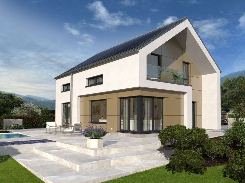 Ansicht Garten Trespa