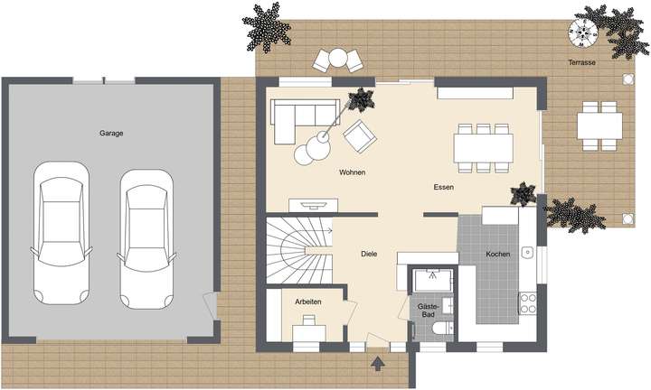 Grundriss Erdgeschoss