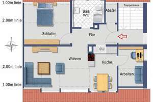 Sebaldussiedlung, Nähe Uni + City! Toll sanierte 2,5-Zi.-DG-Whg. + Garage! – Die vollständige Adresse der Immobilie erhältst du vom Anbieter., 91058 Sebaldus, Erlangen – Vorschaubild 18