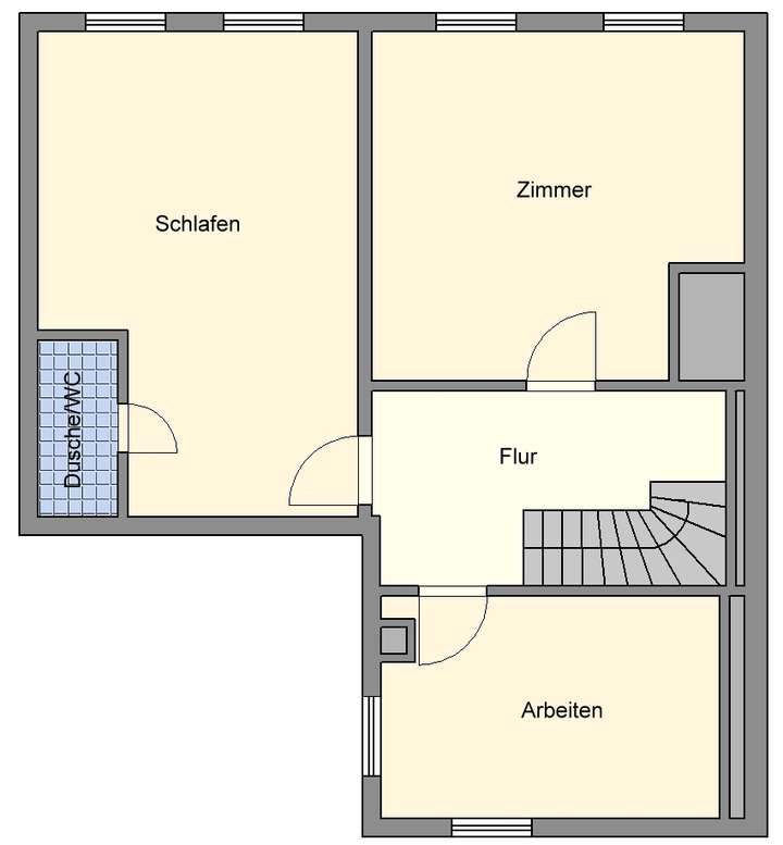 Grundriss Hauptstraße - OG