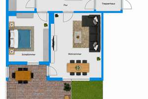 Modern wohnen – draußen leben. Modernisierte Erdgeschosswohnung mit außergewöhnlichem Außenbereich. – Die vollständige Adresse der Immobilie erhältst du vom Anbieter., 53123 Duisdorf, Bonn – Vorschaubild 8