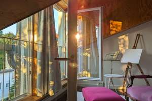 Außergewöhnliches Penthouse in der Heidelberger Weststadt – Dachterrasse, Kamin, voll möbliert