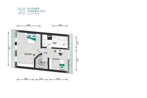 Historische Maisonette-Wohnung mit 5 Zimmern und Terrasse in der Heidelberger Altstadt – Die vollständige Adresse der Immobilie erhältst du vom Anbieter., 69117 Altstadt, Heidelberg – Vorschaubild 11