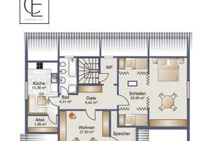 Zwei Wohneinheiten, ein Zuhause - modernes Zweifamilienhaus mit 1052 qm Grundstück! – Die vollständige Adresse der Immobilie erhältst du vom Anbieter., 84089 Aiglsbach – Vorschaubild 22