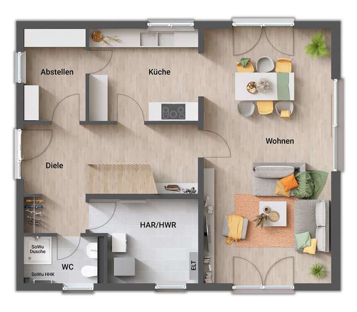 Grundrissvariante 5 ER