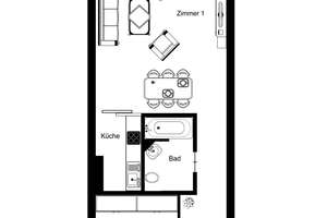 Mitten in Karlsruhe - Perfekte Zwei-Zimmer-Wohnung - sofort bezugsfrei! – Die vollständige Adresse der Immobilie erhältst du vom Anbieter., 76137 Südweststadt, Karlsruhe – Vorschaubild 29