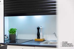 Möbliertes All-In Apartment | WLAN, Strom & Fitness inklusive | Erstbezug 2024 – Haenlinstraße 1, 85055 Nordost, Ingolstadt – Vorschaubild 8
