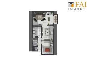 Attraktive 2-Zimmer-Wohnung mit Balkon und sofortiger Verfügbarkeit – Die vollständige Adresse der Immobilie erhältst du vom Anbieter., 53175 Friesdorf, Bonn – Vorschaubild 15