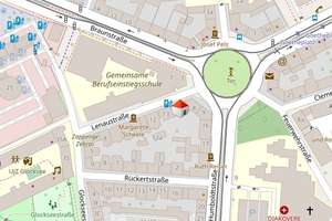 Frisch renoviert und barrierefrei 2Zi-Terrassenwohnung mit Traumblick in die geschützte Gartenanlage – Lenaustr. 14, 30169 Calenberger Neustadt, Hannover – Vorschaubild 21