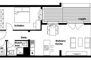 Direkt einziehen und wohlfühlen – möblierte 2-Zimmer-Wohnung in bester Lage von Ehrenfeld – Die vollständige Adresse der Immobilie erhältst du vom Anbieter., 50823 Ehrenfeld (Ortsteil), Köln – Vorschaubild 5