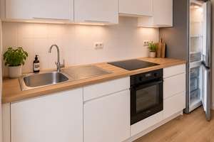 Ab 01.09 Erstbezug nach Renovierung - Helle 1-Zimmer-Wohnung mit Balkon im Erdgeschoss – Hohenzollernstraße 81a, 75177 Nordstadt, Pforzheim – Vorschaubild 2