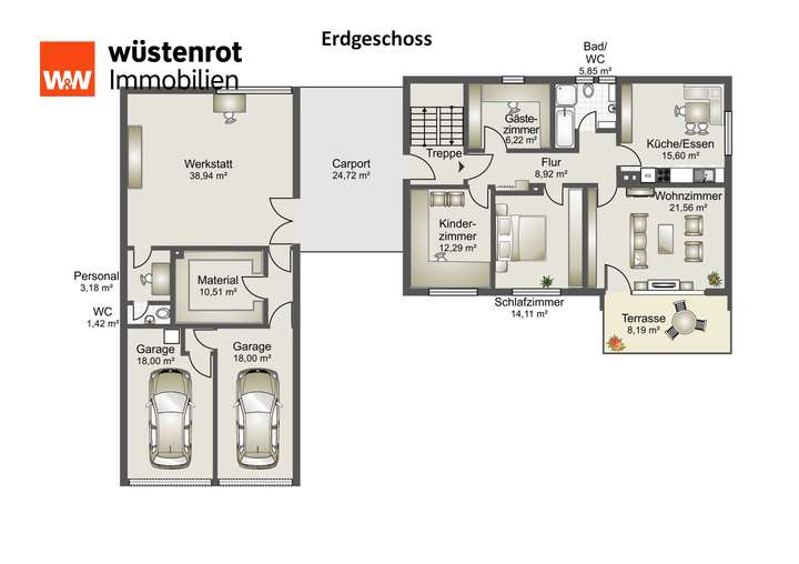 Grundriss Erdgeschoss