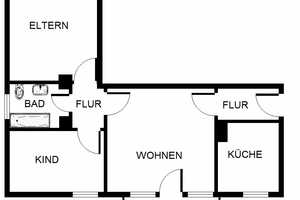 Perfekt für uns: individuelle 3-Zimmer-Wohnung – Elsaßstr. 34, 44793 Bochum – Vorschaubild 3