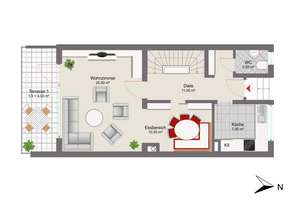 Bezugsfreies Reihenhaus mit viel Platz, Südgarten und langfristigem Erbbaurecht (46 J. Restlaufzeit) – Die vollständige Adresse der Immobilie erhältst du vom Anbieter., 81477 Obersendling, München – Vorschaubild 19