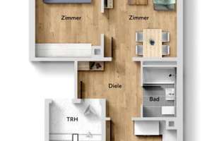 Jetzt erwerben, später beziehen! Interessante 2 Zimmer-Wohnung in S-West! – Die vollständige Adresse der Immobilie erhältst du vom Anbieter., 70193 Vogelsang, Stuttgart – Vorschaubild 3