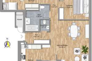 Provisionsfrei | Bezugsfertiges Penthouse im 4.OG (Neubau A+) – Die vollständige Adresse der Immobilie erhältst du vom Anbieter., 81375 Neuhadern, München – Vorschaubild 24