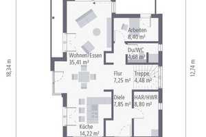 Ihr Haus mit viel Platz, maximalen Wohnkomfort gepaart mit exklusiven Design ! Mit Grundstück !      – Berlin – Vorschaubild 2