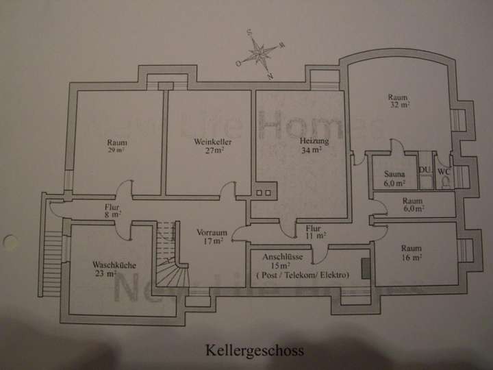 Grundriss Keller ca:260m²