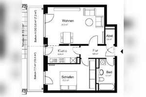 Tauschwohnung: Schöne helle Wohnung in Ottensen